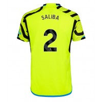 Arsenal William Saliba #2 Bortatröja 2023-24 Korta ärmar